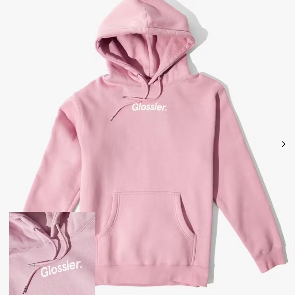 Glossier Pink Hoodie